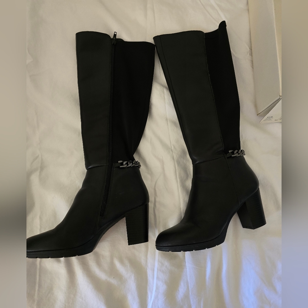 Boots, Anne Klein Women’s Black  Heeled Boots
